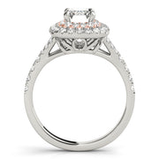 ENGAGEMENT RINGS EMERALD CUT HALO - Image 3