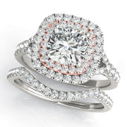 CUSHION HALO ENGAGEMENT RING - Image 10