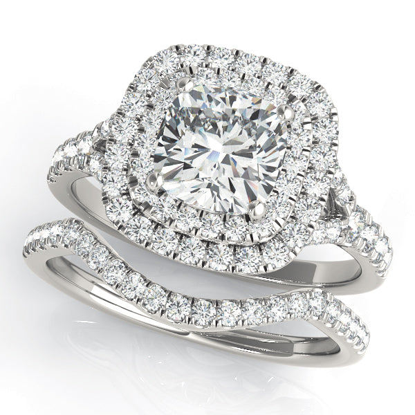 CUSHION HALO ENGAGEMENT RING - Image 9