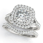 CUSHION HALO ENGAGEMENT RING - Image 9