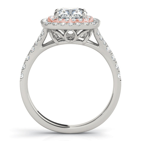 CUSHION HALO ENGAGEMENT RING - Image 6