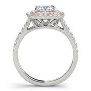 CUSHION HALO ENGAGEMENT RING - Image 6
