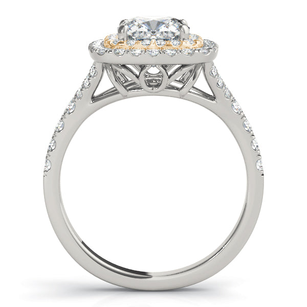 CUSHION HALO ENGAGEMENT RING - Image 7