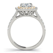 CUSHION HALO ENGAGEMENT RING - Image 7