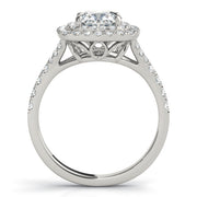 CUSHION HALO ENGAGEMENT RING - Image 5