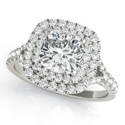 CUSHION HALO ENGAGEMENT RING - Image 2