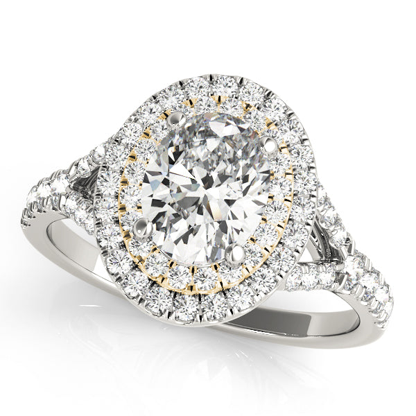 OVAL HALO ENGAGEMENT RING - Image 8