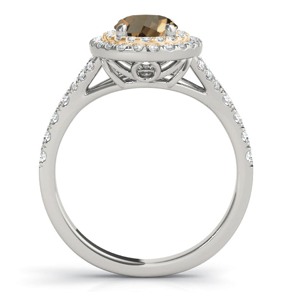OVAL HALO ENGAGEMENT RING - Image 6