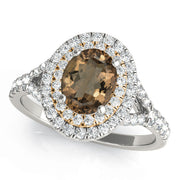 OVAL HALO ENGAGEMENT RING - Image 3