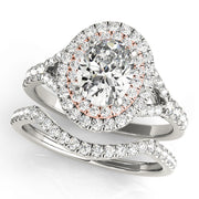 OVAL HALO ENGAGEMENT RING - Image 4