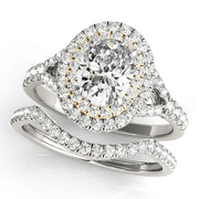 OVAL HALO ENGAGEMENT RING - Image 7