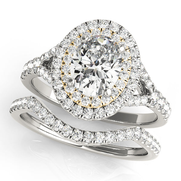 OVAL HALO ENGAGEMENT RING - Image 7
