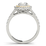 OVAL HALO ENGAGEMENT RING - Image 5