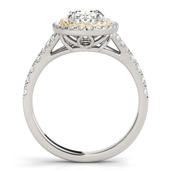OVAL HALO ENGAGEMENT RING - Image 5