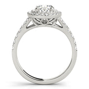 OVAL HALO ENGAGEMENT RING - Image 10