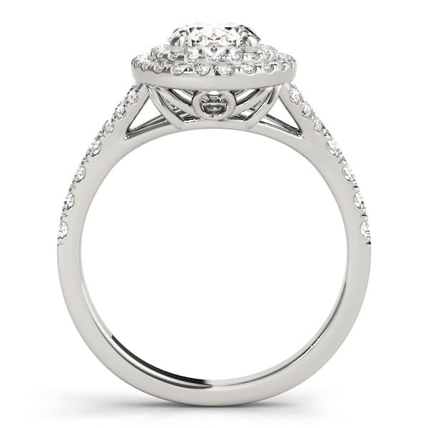 OVAL HALO ENGAGEMENT RING - Image 10