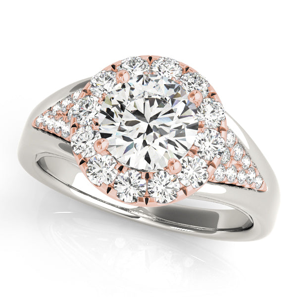 ROUND HALO ENGAGEMENT RING - Image 4