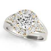 ROUND HALO ENGAGEMENT RING - Image 7