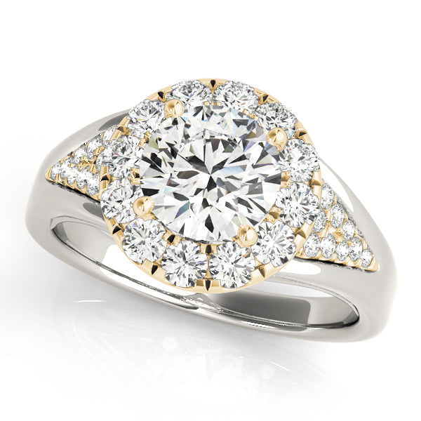 ROUND HALO ENGAGEMENT RING - Image 7