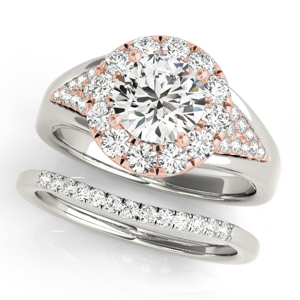 ROUND HALO ENGAGEMENT RING - Image 5