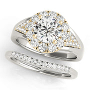 ROUND HALO ENGAGEMENT RING - Image 9