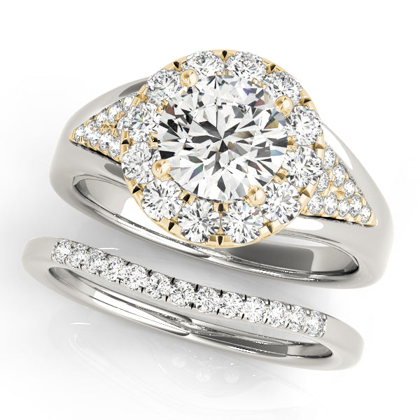 ROUND HALO ENGAGEMENT RING - Image 9