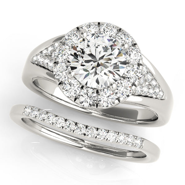 ROUND HALO ENGAGEMENT RING - Image 3