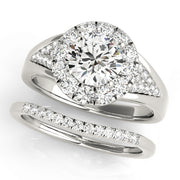 ROUND HALO ENGAGEMENT RING - Image 3