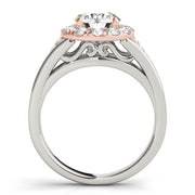 ROUND HALO ENGAGEMENT RING - Image 8