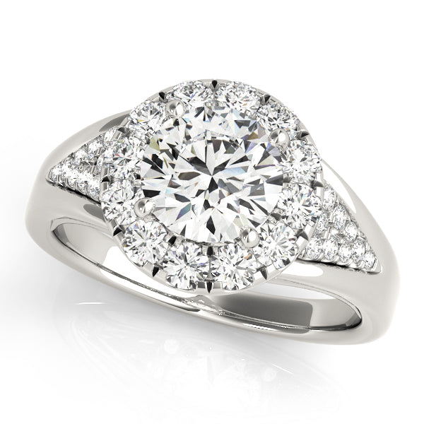 ROUND HALO ENGAGEMENT RING - Image 2