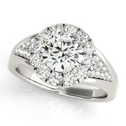 ROUND HALO ENGAGEMENT RING - Image 2