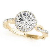 ENGAGEMENT RINGS HALO ROUND - Image 5
