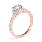 ENGAGEMENT RINGS HALO ROUND - Image 4