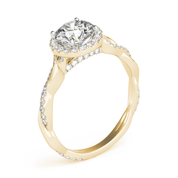 ENGAGEMENT RINGS HALO ROUND - Image 3