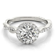 ENGAGEMENT RINGS HALO ROUND - Image 7