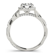 ENGAGEMENT RINGS HALO ROUND - Image 8