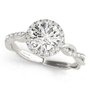 ENGAGEMENT RINGS HALO ROUND - Image 2