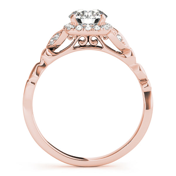 ROUND HALO ENGAGEMENT RING - Image 4