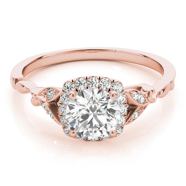 ROUND HALO ENGAGEMENT RING - Image 3