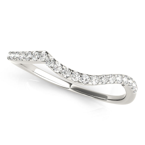 Classic Diamond Wedding Band Ring with 0.21 Carat Total Weight in G-H SI1-SI2 Quality