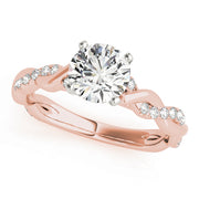 BRAIDED SHANK ENGAGEMENT RING - Image 5