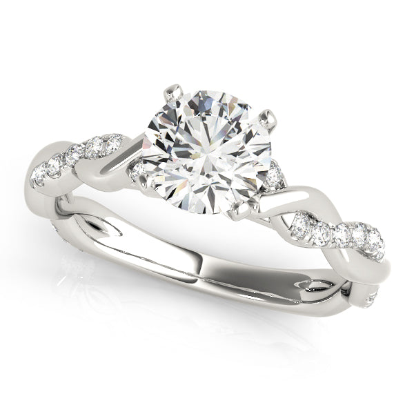 BRAIDED SHANK ENGAGEMENT RING - Image 2