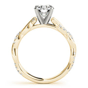 BRAIDED SHANK ENGAGEMENT RING - Image 4