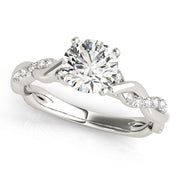 BRAIDED SHANK ENGAGEMENT RING - Image 2