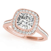 ENGAGEMENT RINGS HALO CUSHION - Image 6