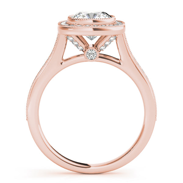 ENGAGEMENT RINGS HALO CUSHION - Image 8