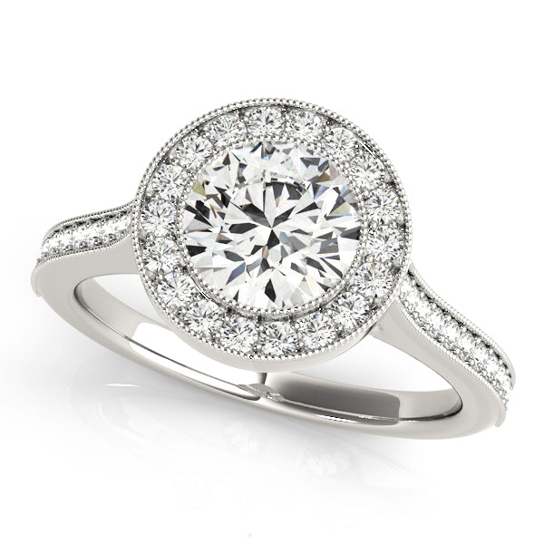 ENGAGEMENT RINGS HALO ROUND - Image 2