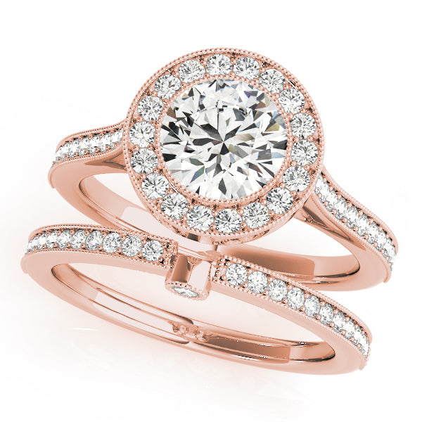 ENGAGEMENT RINGS HALO ROUND - Image 5
