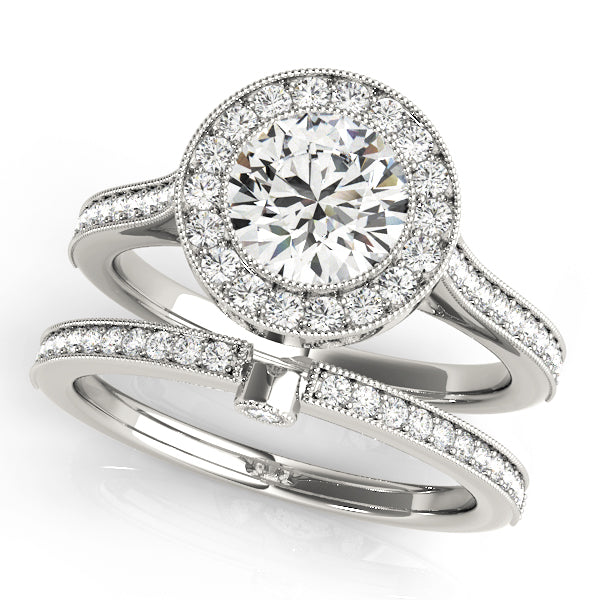 ENGAGEMENT RINGS HALO ROUND - Image 3