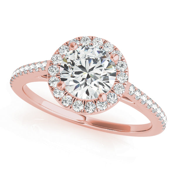 ROUND HALO ENGAGEMENT RING - Image 7
